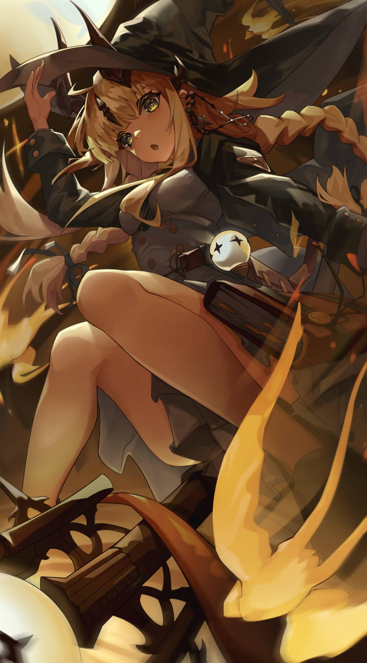 reed and reed the flame shadow (arknights) drawn by bansibuhuo_yu_pian