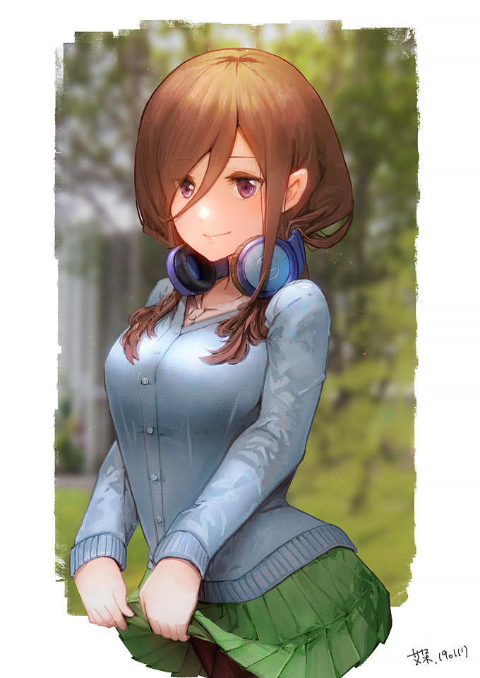 nakano miku (go-toubun no hanayome) drawn by aduo