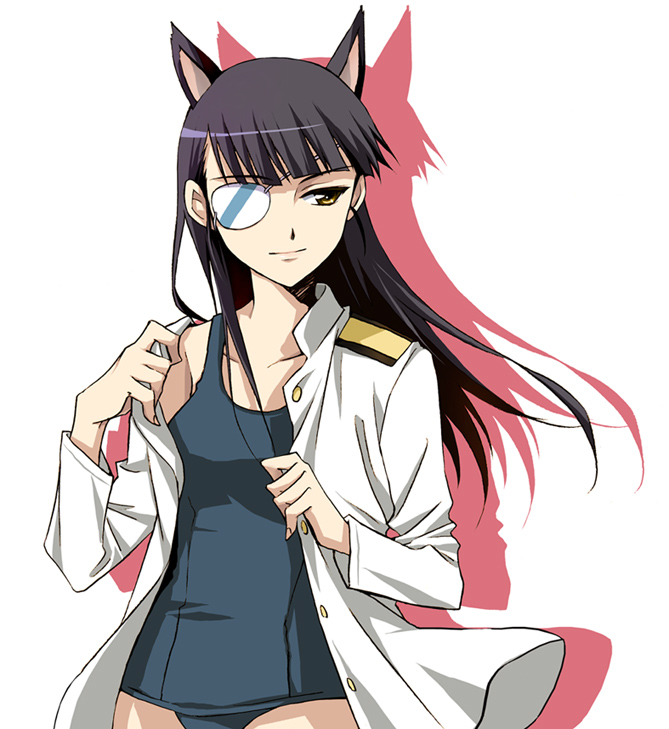 sakamoto mio (world witches series and 1 more) drawn by agahari
