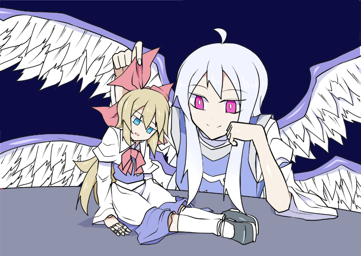 shanghai doll and sariel (touhou) drawn by kenuu_(kenny)