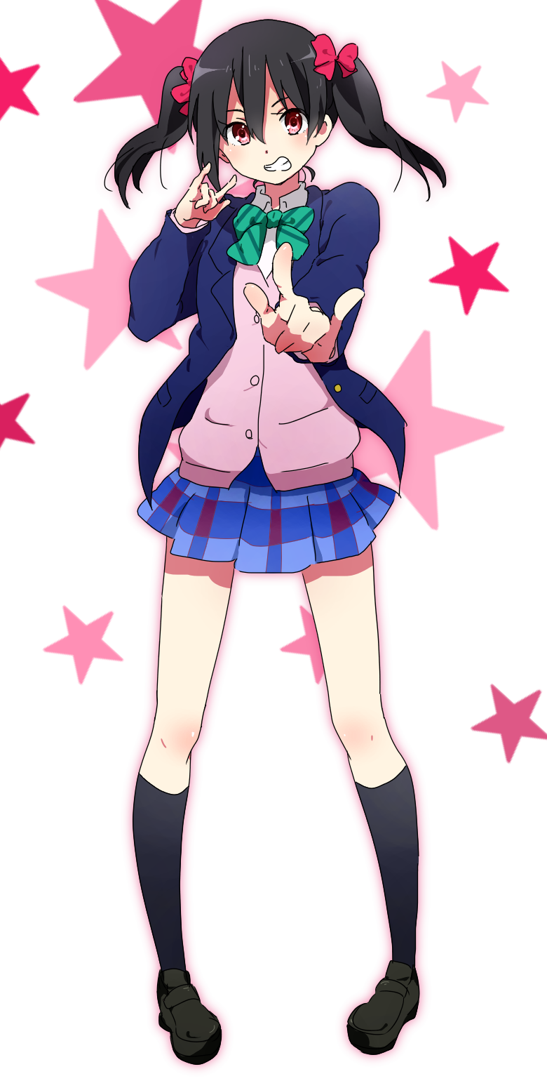 yazawa nico (love live! and 1 more) drawn by hapoa