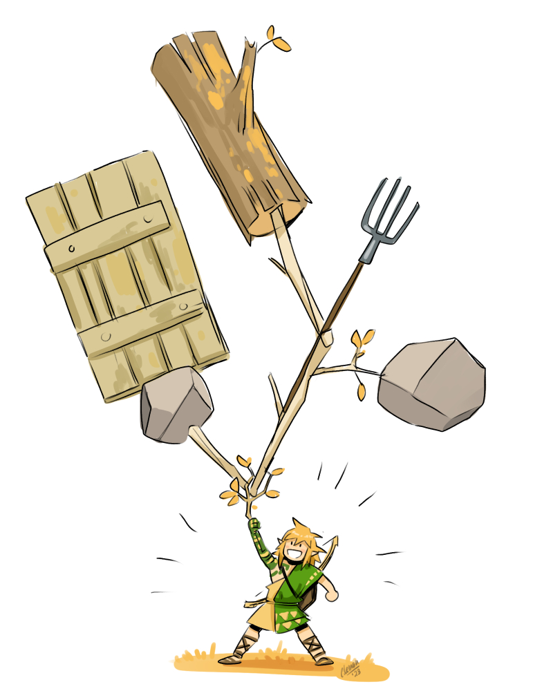 link (the legend of zelda and 1 more) drawn by cathiane