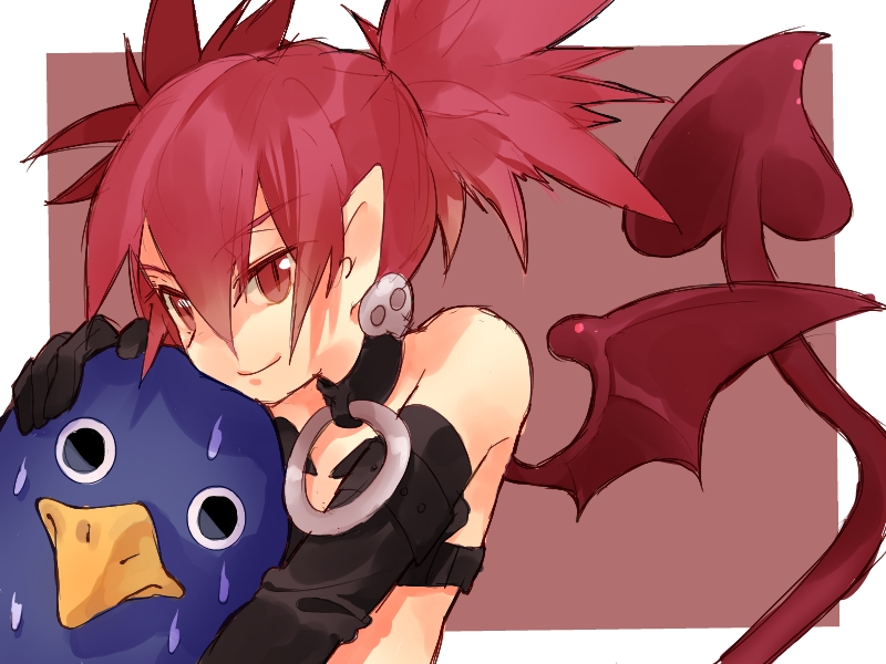 etna and prinny (disgaea and 1 more) drawn by rabbitseijin