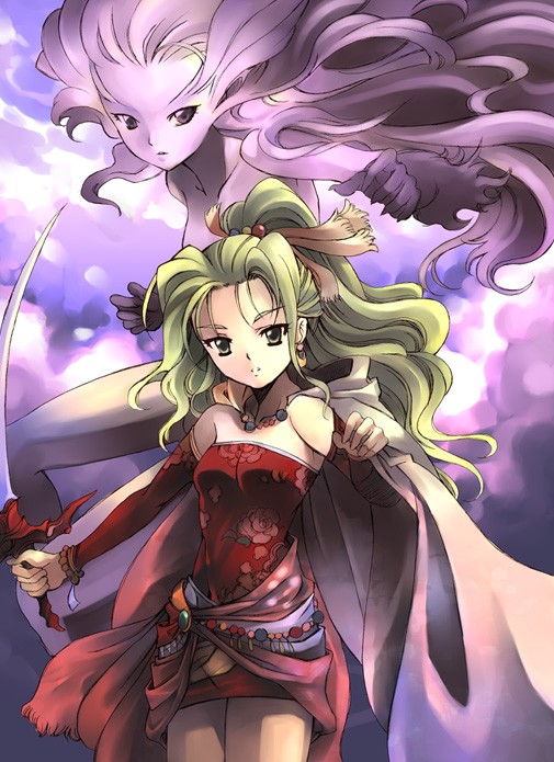 terra branford and trance terra branford (final fantasy and 2 more) drawn by kouno_hikaru