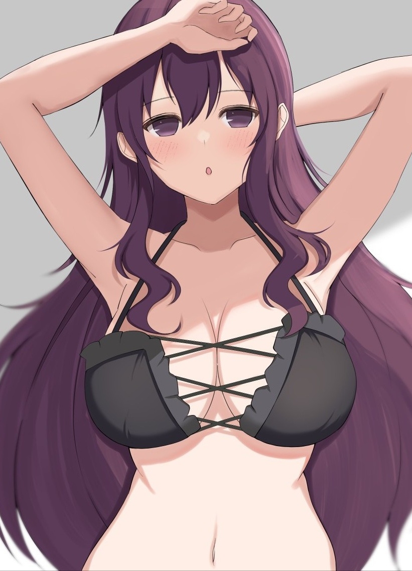 murasaki (senran kagura and 2 more) drawn by surippa1010