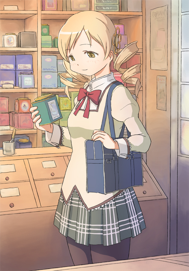 tomoe mami (mahou shoujo madoka magica) drawn by taruya