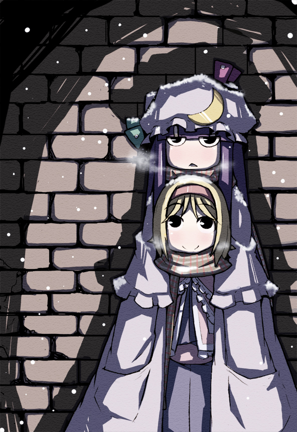 alice margatroid and patchouli knowledge (touhou) drawn by ogata_hiro