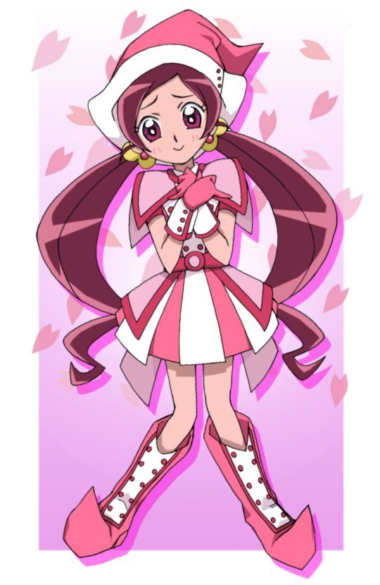 hanasaki tsubomi and harukaze doremi (precure and 3 more) drawn by fukushima_masaru