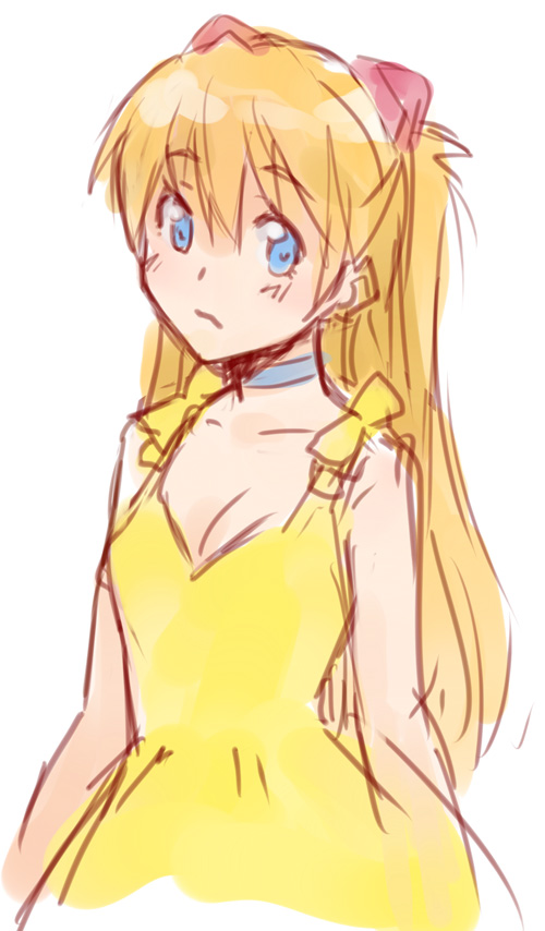 souryuu asuka langley (neon genesis evangelion) drawn by ha-ru