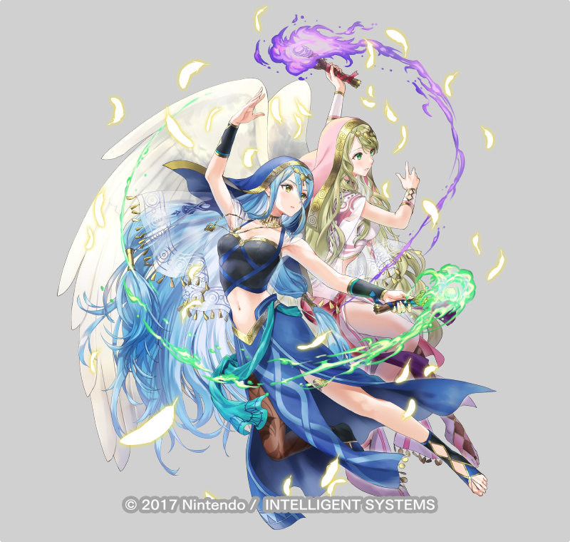 azura and leanne (fire emblem and 3 more) drawn by kaya8