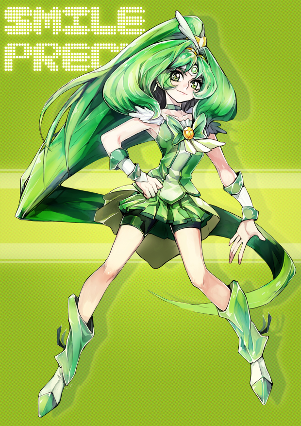 midorikawa nao and cure march (precure and 1 more) drawn by tima