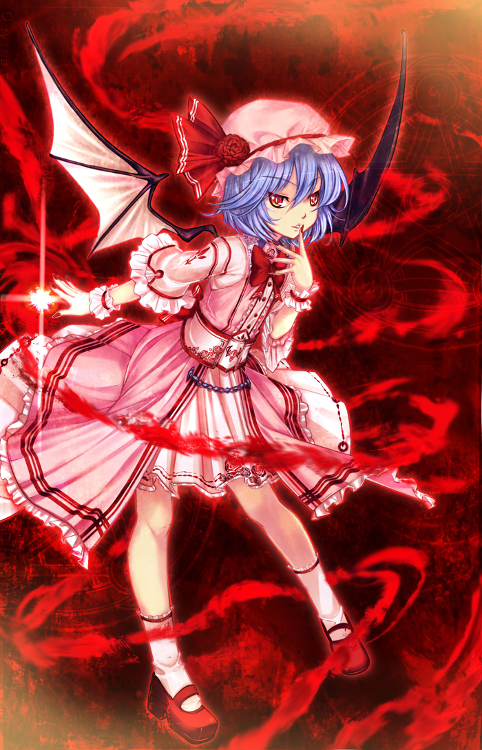remilia scarlet (touhou) drawn by kugi_ta_hori_taira