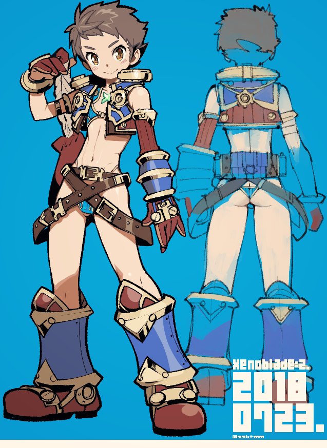 rex (xenoblade chronicles and 1 more) drawn by sasaki_tomomi