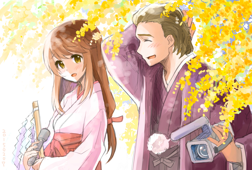 tatekami seri and douma hiroto (soukyuu no fafner) drawn by sakaki_tsui