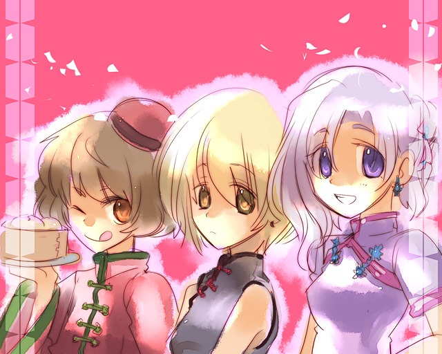 lunasa prismriver, merlin prismriver, and lyrica prismriver (touhou) drawn by inuinui
