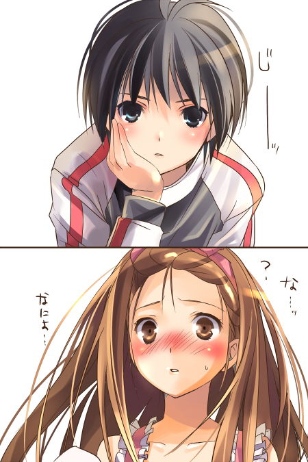 kikuchi makoto and minase iori (idolmaster) drawn by taira_tsukune