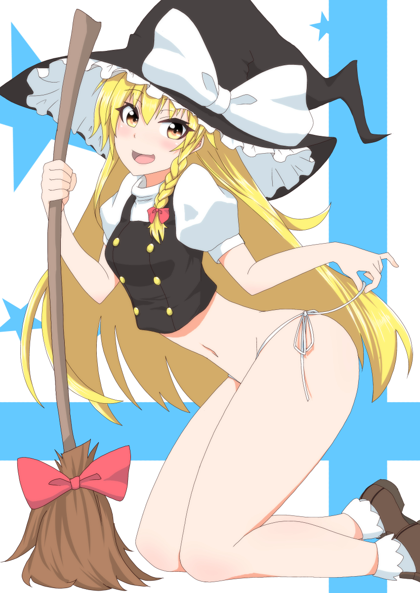 kirisame marisa (touhou) drawn by burusuta