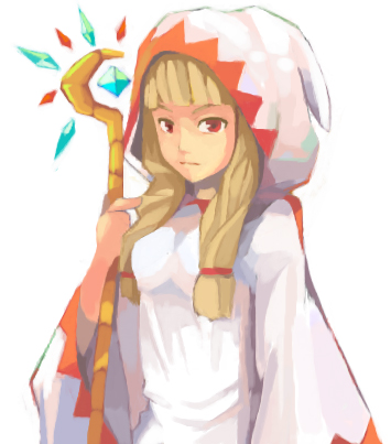 white mage (final fantasy and 1 more) drawn by elrowa