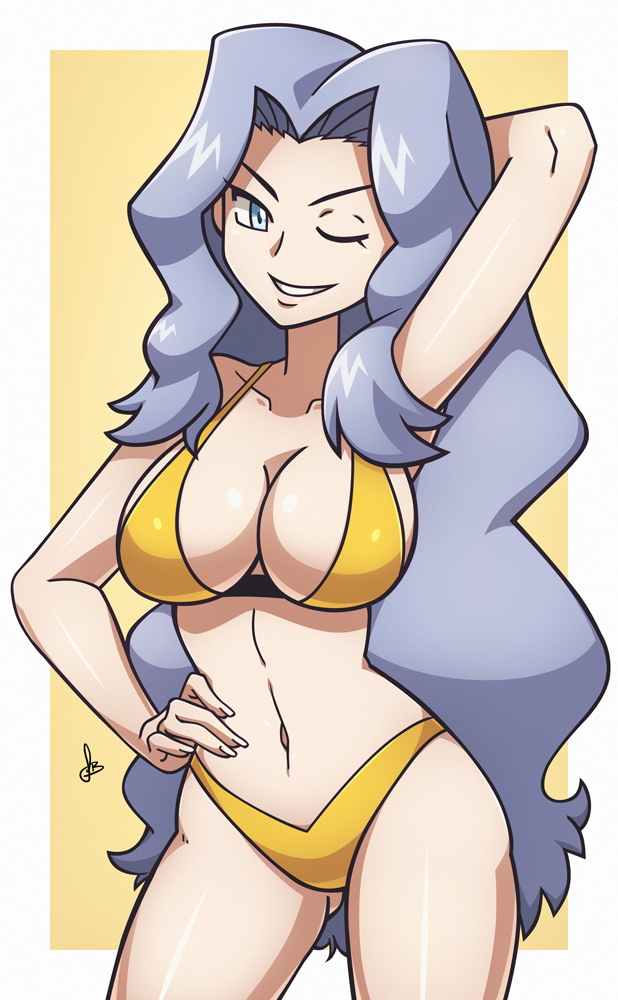 karen (pokemon and 1 more) drawn by scott_bennett