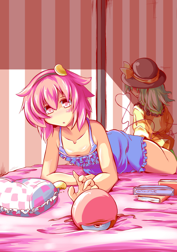 komeiji koishi and komeiji satori (touhou) drawn by masima_sima