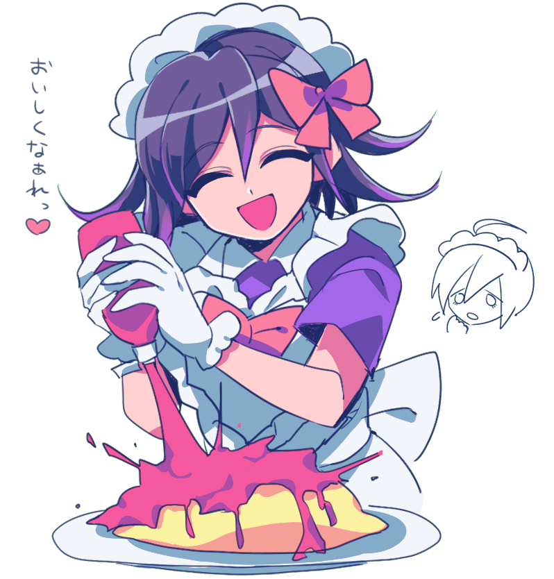 oma kokichi and saihara shuichi (danganronpa and 1 more) drawn by sasakama_(sasagaki01)