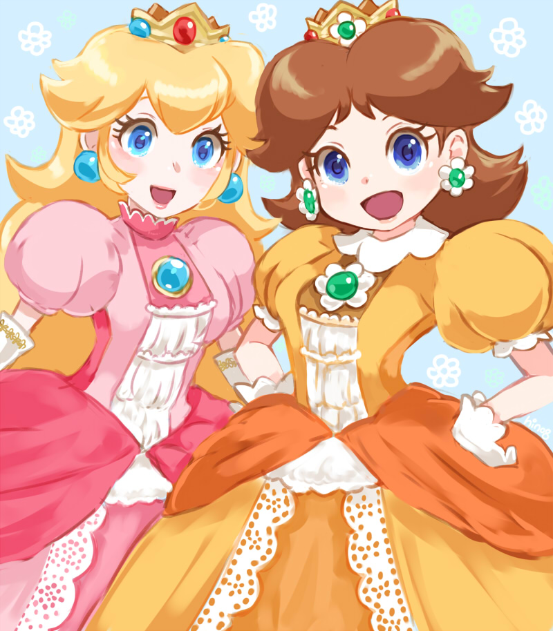 Princess Peach And Daisy Mario Drawn By Hino 8 Danbooru.