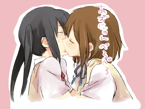 nakano azusa and hirasawa yui (k-on!) drawn by picocopi