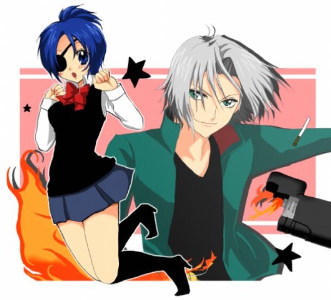 chrome dokuro and gokudera hayato (katekyo hitman reborn!)