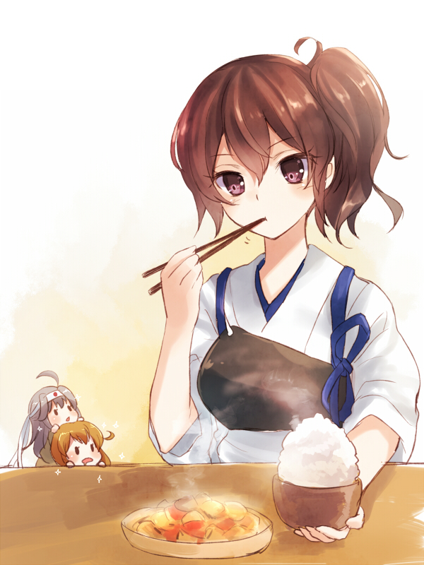 kaga, fairy, and ryuusei (kantai collection) drawn by nunucco