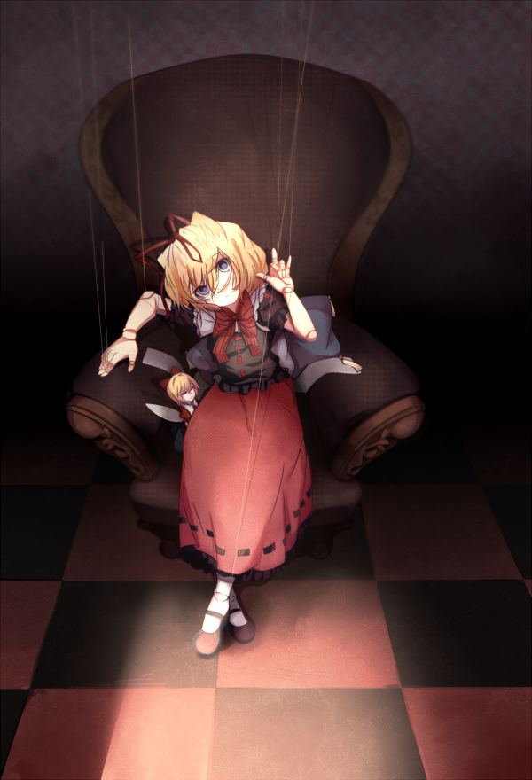 medicine melancholy and su-san (touhou) drawn by qwer1234777