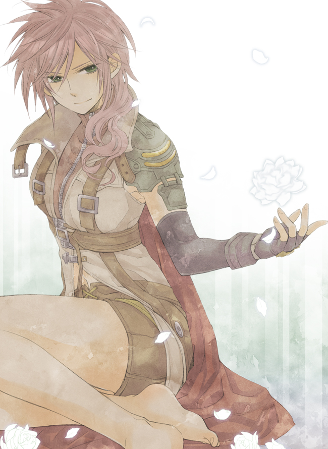 lightning farron (final fantasy and 1 more) drawn by shichimiso