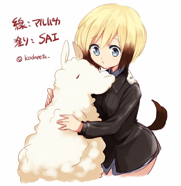 erica hartmann (world witches series and 1 more) drawn by kodamari