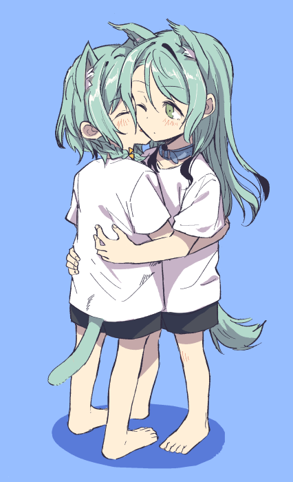 hikawa sayo and hikawa hina (bang dream!) drawn by akni