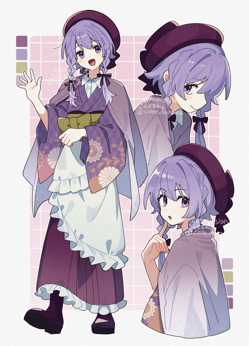 yuzuki yukari (vocaloid and 1 more) drawn by corn_kuten