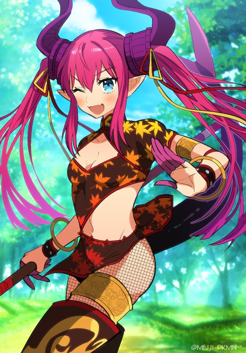 elizabeth bathory and nezha (fate and 1 more) drawn by meiji_ken