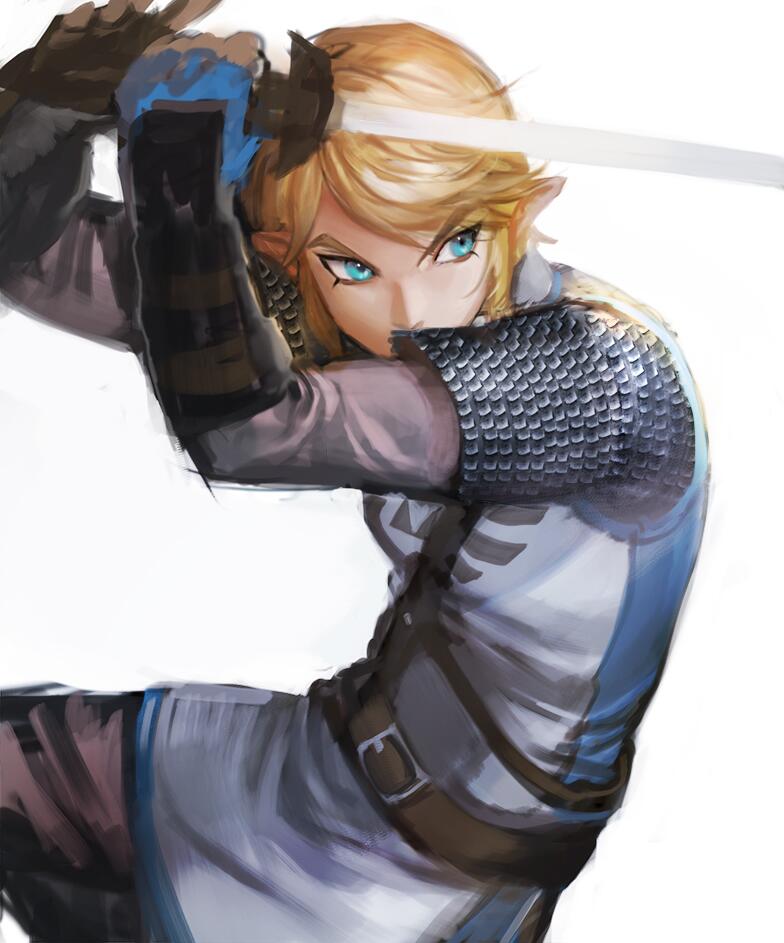 link (the legend of zelda and 1 more) drawn by charcoalo