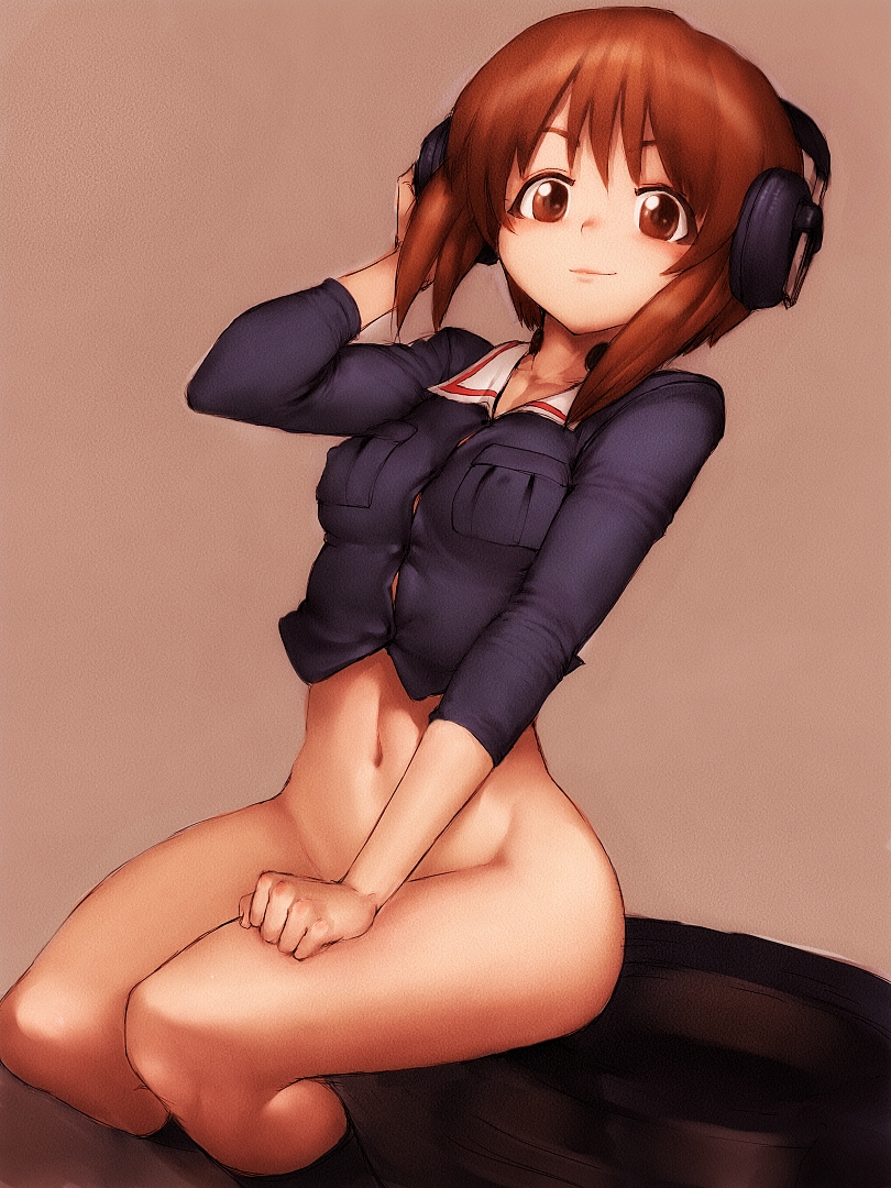 nishizumi miho (girls und panzer) drawn by fumio_(rsqkr)