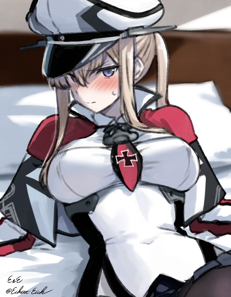 graf zeppelin and graf zeppelin kai (kantai collection) drawn by eckert&eich
