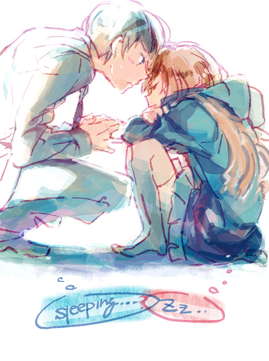 aisaka taiga and takasu ryuuji (toradora!) drawn by chiko_(beroro)