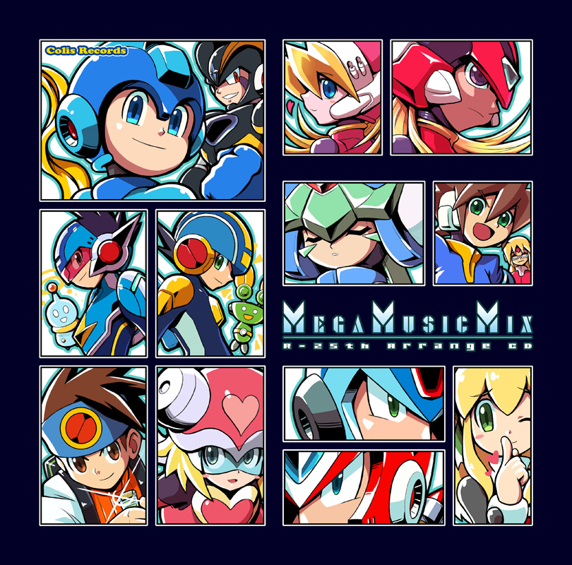 zero, roll, x, mega man, zero(z), and 11 more (mega man and 5 more) drawn by hi-go!