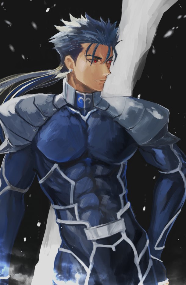 cu chulainn (fate and 1 more) drawn by makashiki_(aarni_0)