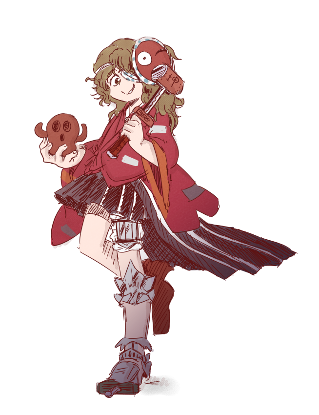 ametsukana yago (len'en) drawn by chikafumikou