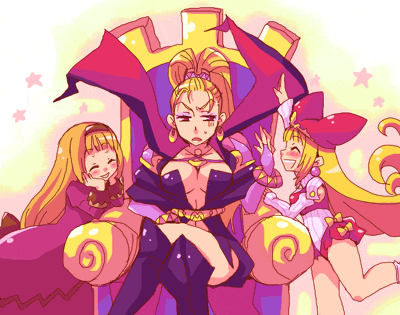 kururu, crea rosenqueen, and marjoly (marl kingdom and 2 more) drawn by tsuyuka_(sunny_spot)