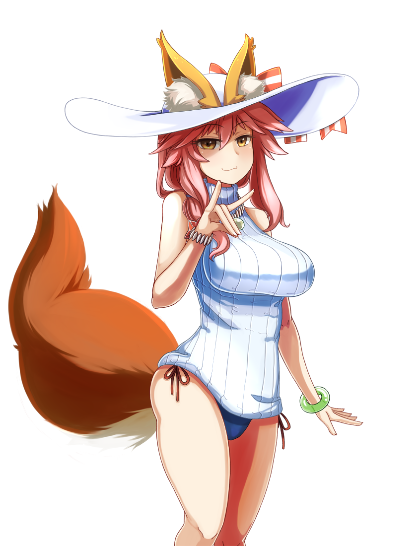 tamamo and tamamo no mae (fate and 1 more) drawn by yoroi_kabuto