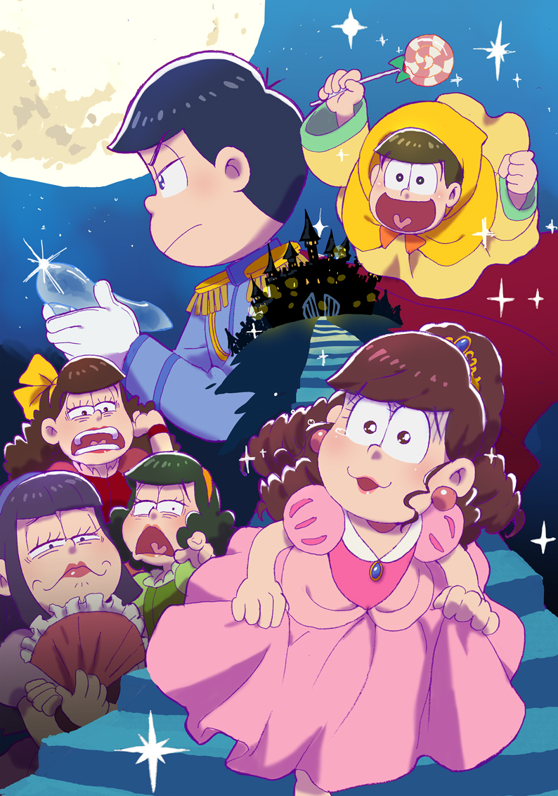 matsuno osomatsu, matsuno karamatsu, matsuno ichimatsu, matsuno jyushimatsu, matsuno choromatsu, and 3 more (osomatsu and 2 more) drawn by soi_(pixiv5019159)
