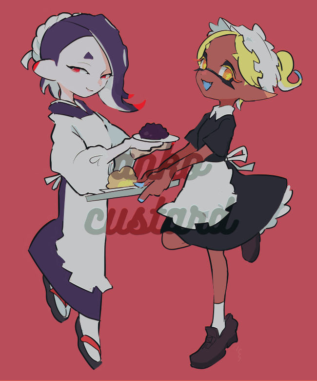 shiver and frye (splatoon and 1 more) drawn by imaikuy0