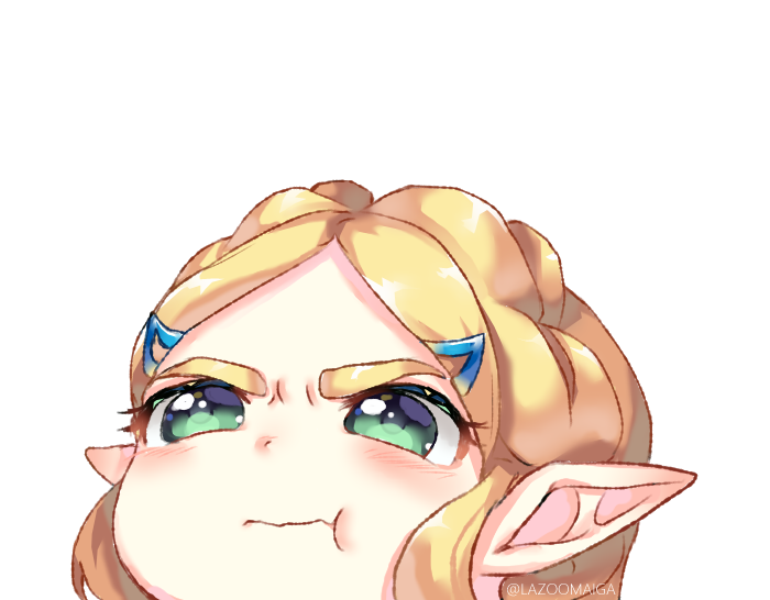 princess zelda (the legend of zelda and 1 more) drawn by lazoomaiga