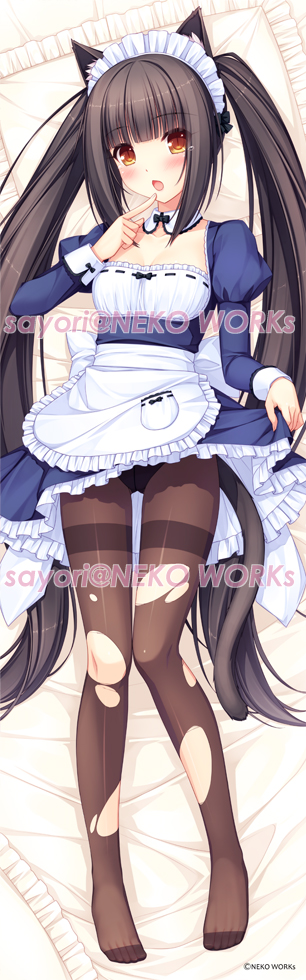 chocola (nekopara) drawn by sayori_(neko_works)
