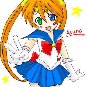 tsukino usagi, sailor moon, and kagurazaka asuna (bishoujo senshi sailor moon and 1 more)