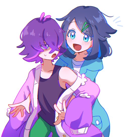 liko and dot (pokemon and 1 more) drawn by seiun_(hoshigumo_72)